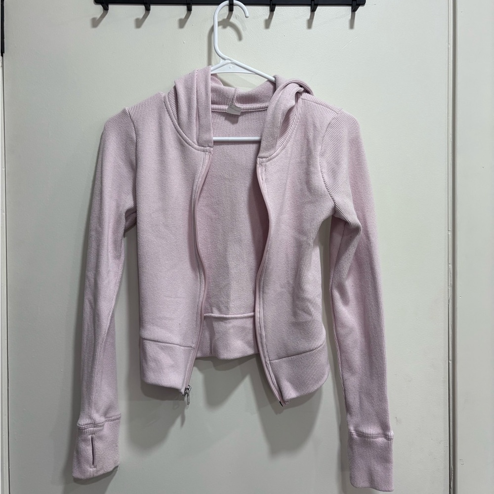 Gilly Hicks Light Pink Zip-Up Jacket